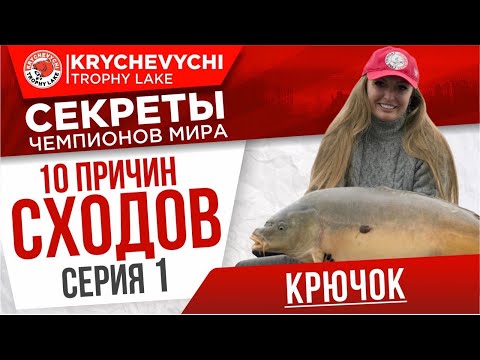Видео: Серия 1 - крючок! УХОДИМ от СХОДОВ! 10 способов избежать сходов на рыбалке на карпа.