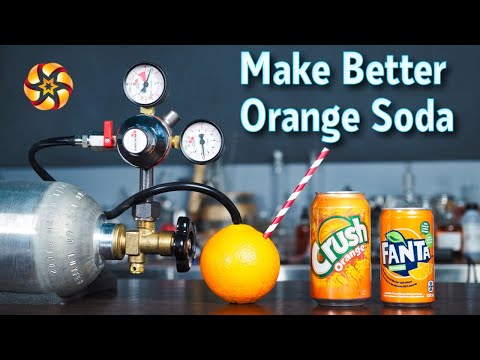 Видео: Приготовьте домашнюю апельсиновую газировку, такую ​​как Crush или Fanta