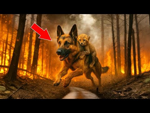 Видео: СОБАКА-ГЕРОЙ ВЫНЕСЛА ЛЕОПАРДА ИЗ ПЫЛАЮЩЕГО АДА. ТО, ЧТО СЛУЧИЛОСЬ ПОТОМ, РАЗОБЬЕТ ВАМ СЕРДЦЕ!