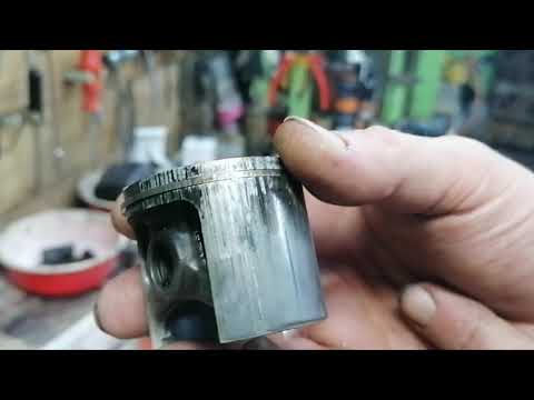 Видео: Хускварна 262 задрало поршень