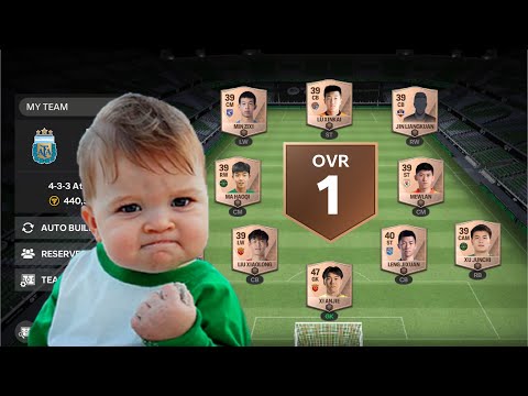 Видео: Я побил рекорд в FC Mobile — пройдя Weekend Challenge с самым низким OVR в истории!