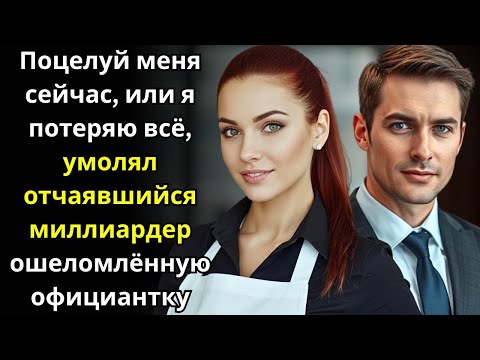 Видео: Поцелуй меня сейчас, или я потеряю всё», — умолял отчаявшийся миллиардер ошеломлённую официантку