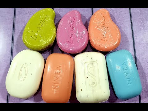 Видео: ASMR SOAP l  Резка сухого мыла l Cutting dry soap l No talking. 4k