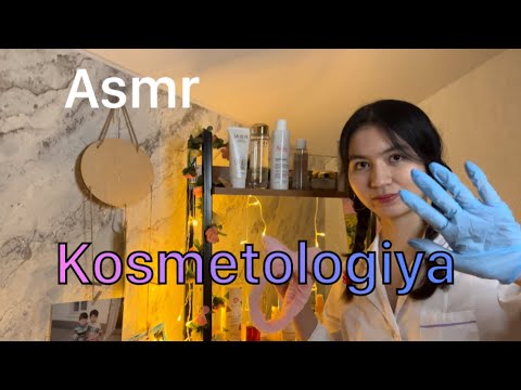 Видео: Kosmetologiya. Kosmetolog yuzingizni tozalaydi asmr. Асмр косметолог