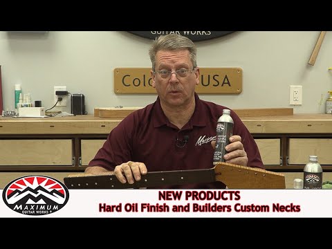 Видео: Удивительная система обработки твердым маслом... и индивидуальный заказ грифа для новых производи...