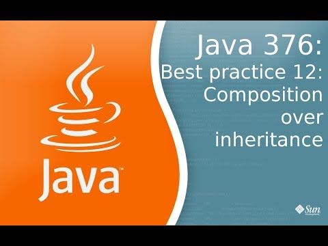 Видео: Урок Java 376: Best practice 12: Чем композиция лучше наследования?