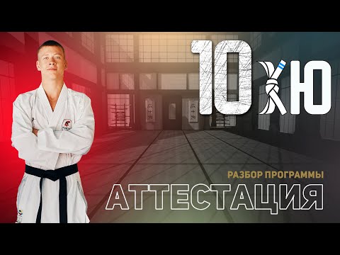 Видео: АТТЕСТАЦИЯ | 10 КЮ | ЭКЗАМЕН | ПОЛНЫЙ РАЗБОР ПРОГРАММЫ | WKF