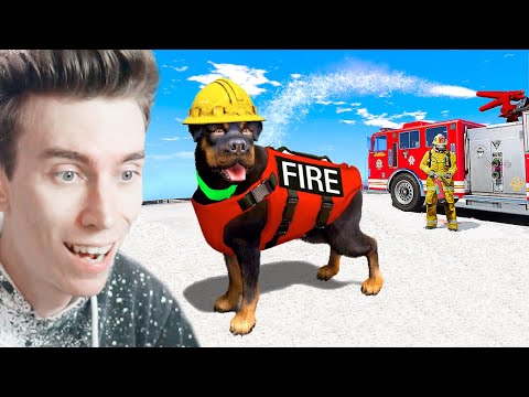 Видео: ЧОП СТАЛ ПОЖАРНЫМ в GTA 5!!