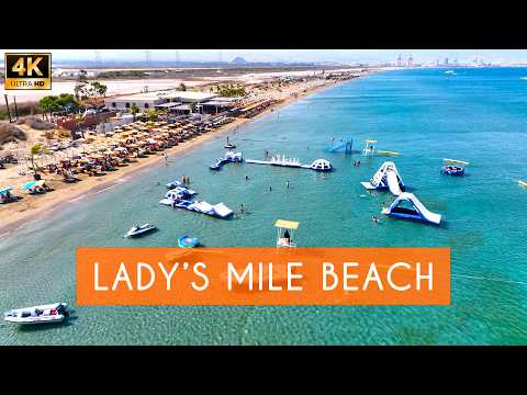 Видео: Побег на пляж Lady's Mile Beach - Лучшие места для обедов. Кипр