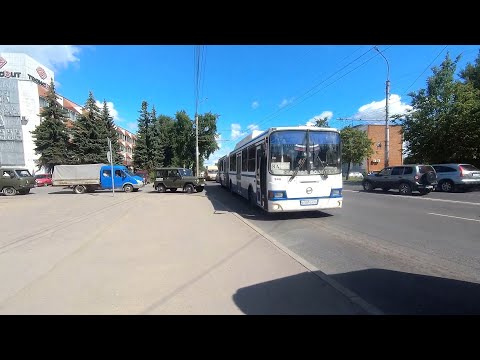 Видео: Автобус, маршрут №8а ЛиАЗ-6212.70 б.946 (21.07.2021) Великий Новгород
