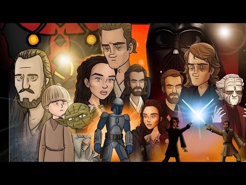 Видео: Как должны были закончиться Звездные войны Эпизод 1-3 [No Sense озвучка]