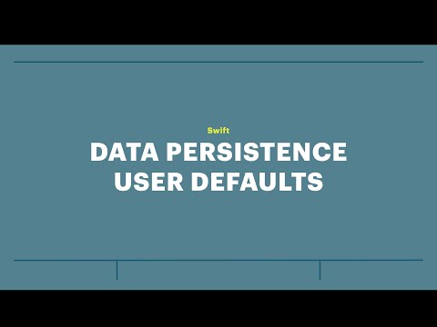 Видео: Занятие 11: Хранение данных в User defaults