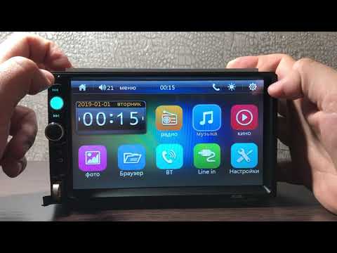 Видео: Обзор обновленной автомагнитолы 7010B 2019 года