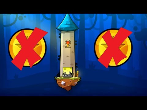 Видео: ПРОШЁЛ TheTower БЕЗ ЕДИНОЙ МОНЕТКИ GEOMETRY DASH
