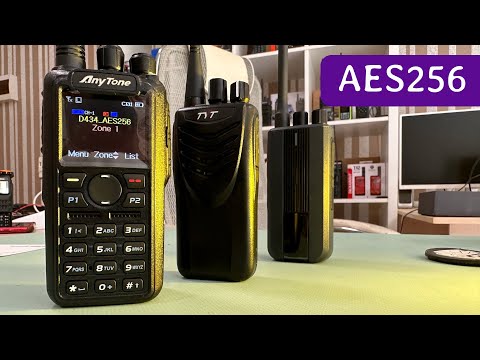 Видео: Шифрование AES256 на примере TYT MD-518, Anytone AT-D878UV II plus