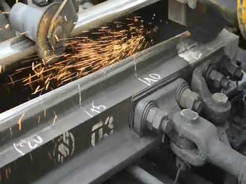 Видео: Шлифовка стрелочного перевода