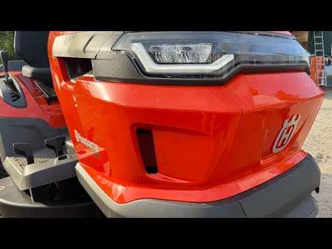 Видео: Садовый трактор Husqvarna TC215T