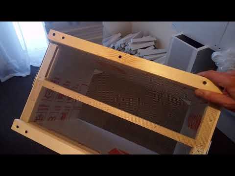 Видео: Шестирамочный улей из ППС с деревянным дном.