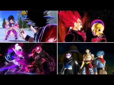 Видео: Сюжетные сцены Future Saga, главы 1–3, с модификациями — Моды Dragon Ball Xenoverse 2