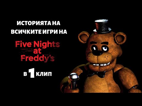 Видео: ИСТОРИЯТА НА | ВСИЧКИTE ИГРИ НА FIVE NIGHTS AT FREDDY'S | В 1 КЛИП | ХРОНОЛОГИЧЕН РЕД