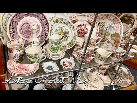 Видео: Покупайте со мной на антикварном рынке / Так много красивых фарфоровых изделий!