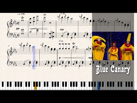 Видео: Blue Canary («Печальная канарейка»). Бесплатные ноты для фортепиано.