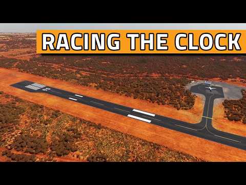 Видео: Ускоренная прокладка асфальтовой полосы для отдаленного австралийского аэропорта за одну ночь!