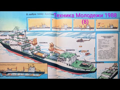 Видео: Журнал Техника Молодежи 1988 выпуск 8. В любую точку Арктики.