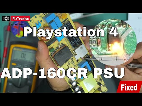 Видео: PlayStation 4 не включается, блок питания не включается || Блок питания PS4 ADP-160CR исправлен