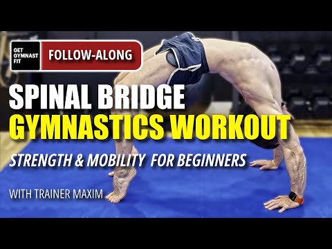 Видео: Тренировка гимнастики «Мост для спины» | Сила и подвижность для начинающих | Повторяйте