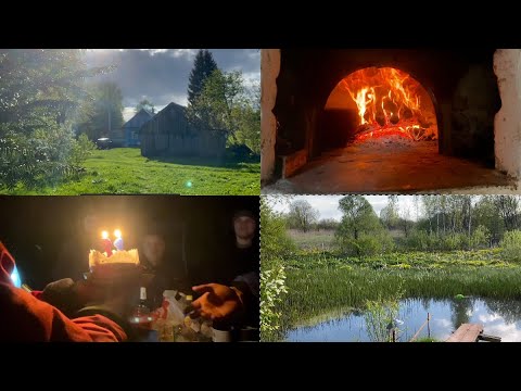 Видео: Майские праздники в деревне. Калужская область. Мещовский район