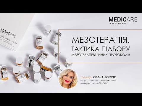 Видео: Мезотерапія Medicare.Тактика підбору мезотерапевтичних протоколів.