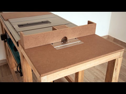 Видео: Строительство фрезерного стола DIY с подъемной системой