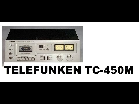 Видео: Кассетная дека TELEFUNKEN TC-450M.