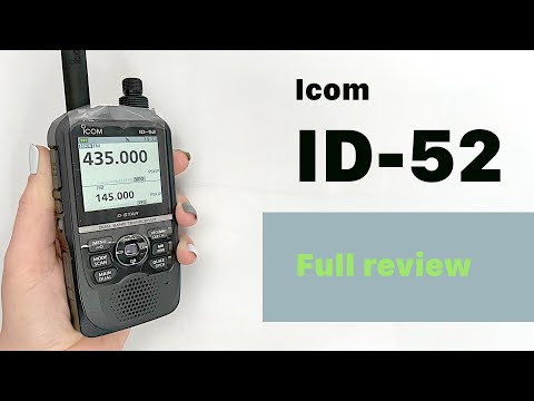 Видео: Флагманская любительская радиостанция Icom ID-52. Большой обзор