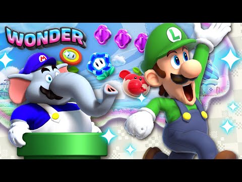 Видео: Луиджи и SMG4 Игра: SUPER MARIO BROS. WONDER