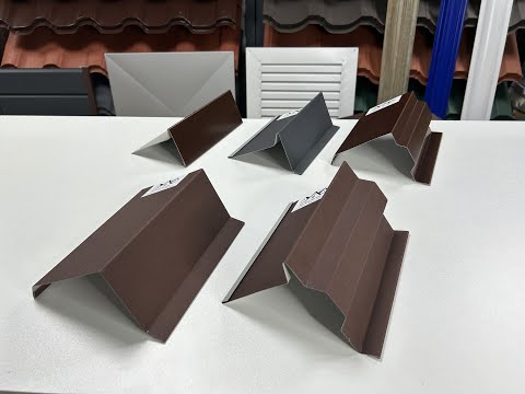 Видео: Основные виды ветровых планок для металлочерепицы, профнастила и мягкой кровли.