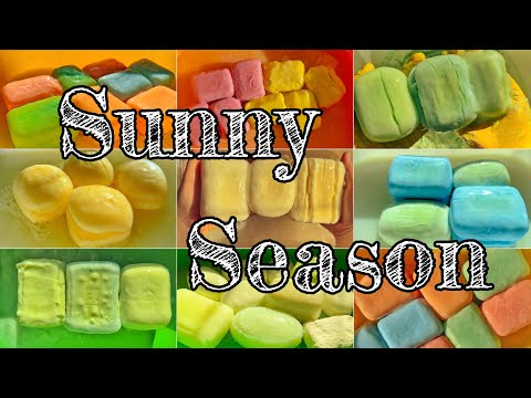 Видео: ASMR / Compilation #32  Sunny Season / Only Soaked soap | АСМР / Подборка Размокшего Мыла #asmr