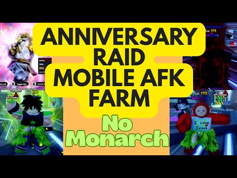 Видео: Мобильный макрос для фермы Anime Vanguards Anniversary (без метода Monarch) для Android