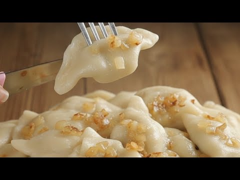 Видео: Вареники. ІДЕАЛЬНЕ ТІСТО на вареники (рецепт без яєць). У 100 разів краще за заварне на окропі!