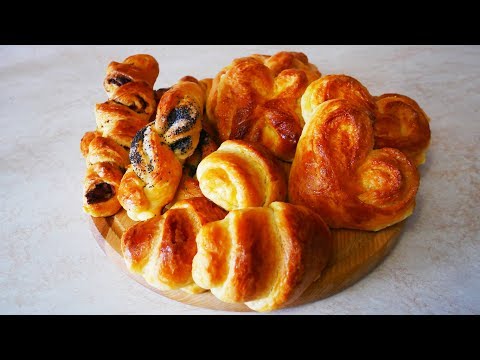 Видео: ЛУЧШИЕ плюшки с сахаром КРАСИВЫЕ формы булочек из дрожжевого теста
