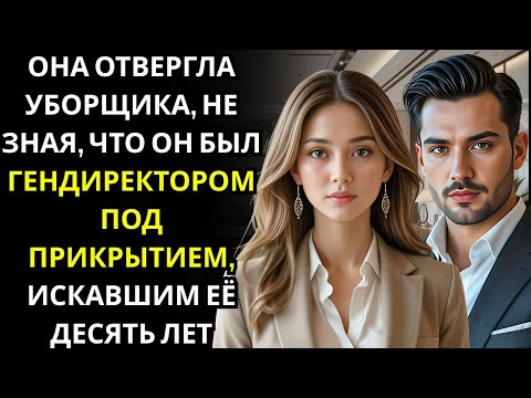 Видео: Она отвергла бедного уборщика в коридоре… не зная, что он был генеральным директором под прикрытием,