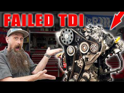Видео: Заклинил двигатель 2.0 TDI DIESELGATE ~ Полный отказ двигателя