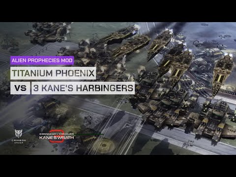 Видео: Гнев Кейна [мод Alien Prophecies] — Титановый Феникс против 3 Предвестников Кейна. Жестокий ИИ