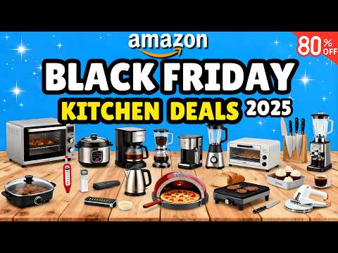 Видео: 45 РАННИХ предложений Amazon для кухни в Черную пятницу 2025 года — скидки до 80%