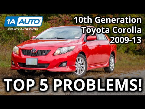 Видео: 5 основных проблем Toyota Corolla Sedan 10-го поколения (2008–13)