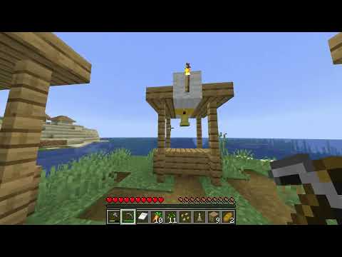 Видео: нашли деревню в майнкрафте