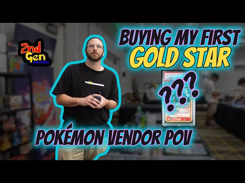 Видео: Покупка моей первой золотой звезды | Точка зрения продавца покемонов | #pokemoncards #pokemon #po...