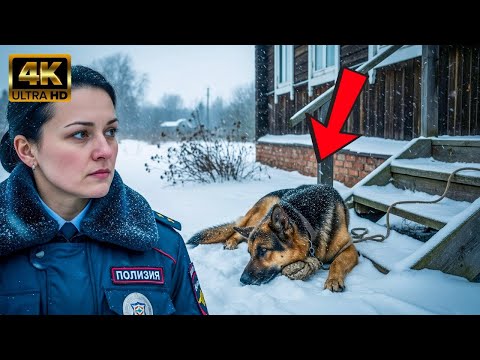 Видео: Одинокая полицейская приобрела дом за $10 — и обнаружила внутри раненую беременную собаку