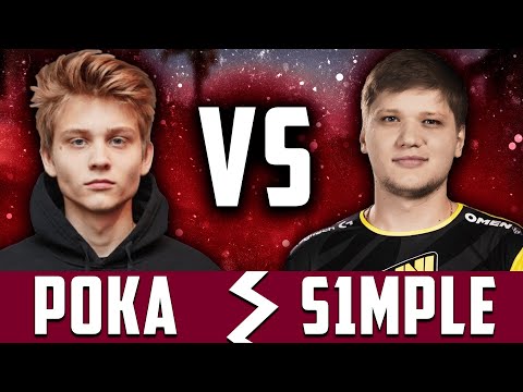 Видео: POKA ИГРАЕТ против S1MPLE на FPL